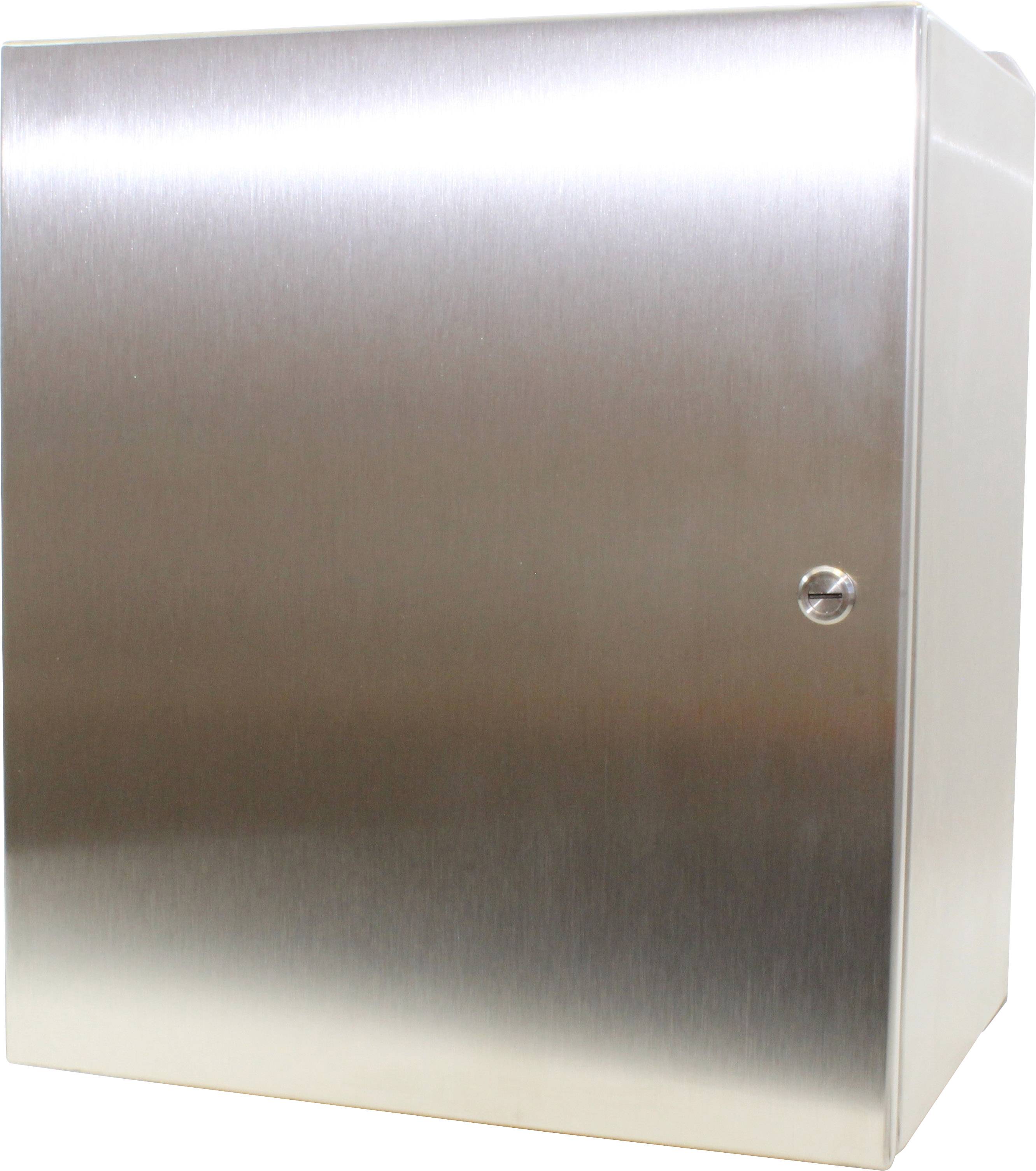 Hammond Electronics Wand-Gehäuse 406 x 356 x 254 Edelstahl Edelstahl 1St.