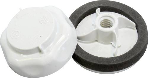 Hammond Electronics Lochstopfen Polycarbonat Lichtgrau (Ø x H) 32 mm x 14 mm 1 St.