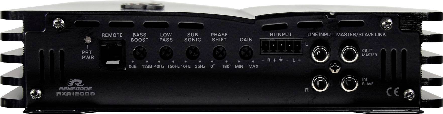 Renegade RXA1200D 4-Kanal Digital Endstufe 1200W Passend für (Auto-Marke): Universal