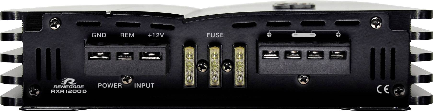 Renegade RXA1200D 4-Kanal Digital Endstufe 1200W Passend für (Auto-Marke): Universal