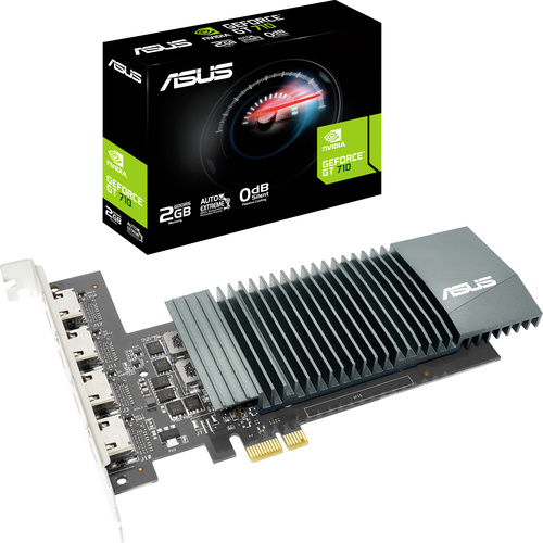 Asus Grafikkarte Nvidia GeForce GT710 2GB GDDR5-RAM PCIe HDMI®