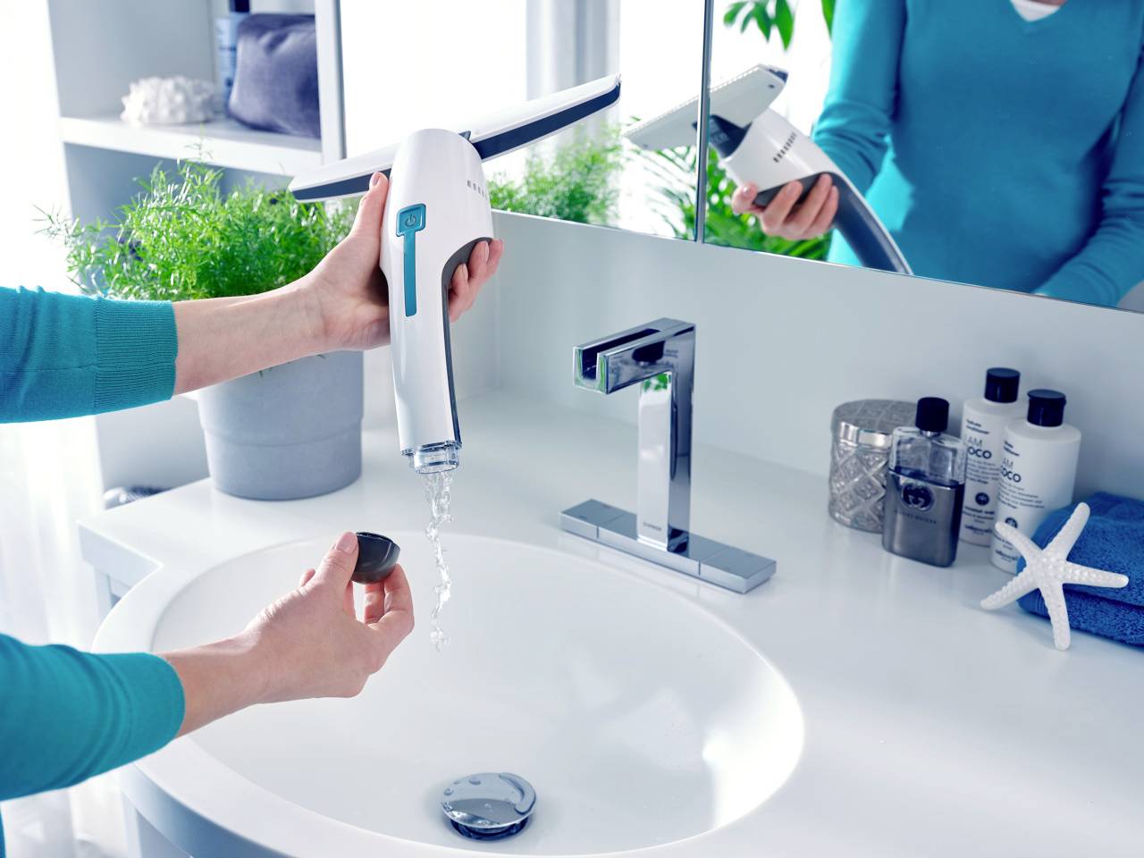 Leifheit 51030 Nemo Fenstersauger Weiß