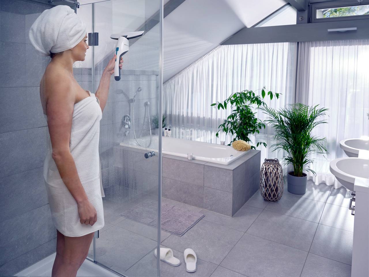 Leifheit 51030 Nemo Fenstersauger Weiß