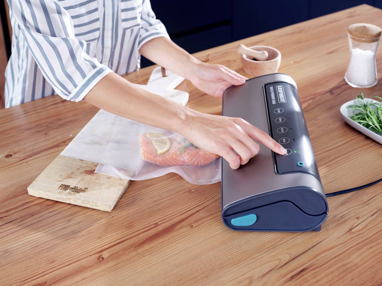 Leifheit 3236 Vacu Power 500 Vakuumierer (B x H x T) 395 x 95 x 215 mm