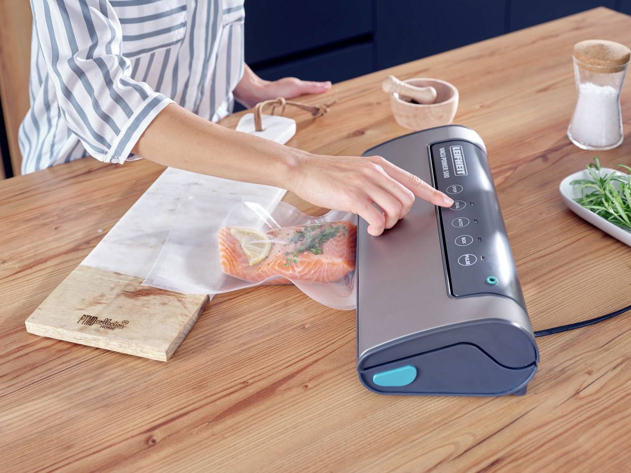 Leifheit 3236 Vacu Power 500 Vakuumierer (B x H x T) 395 x 95 x 215 mm