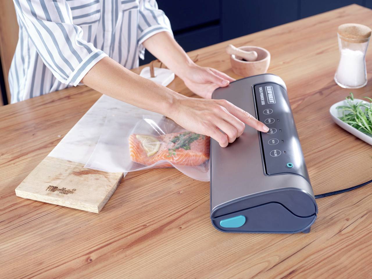 Leifheit 3236 Vacu Power 500 Vakuumierer (B x H x T) 395 x 95 x 215 mm