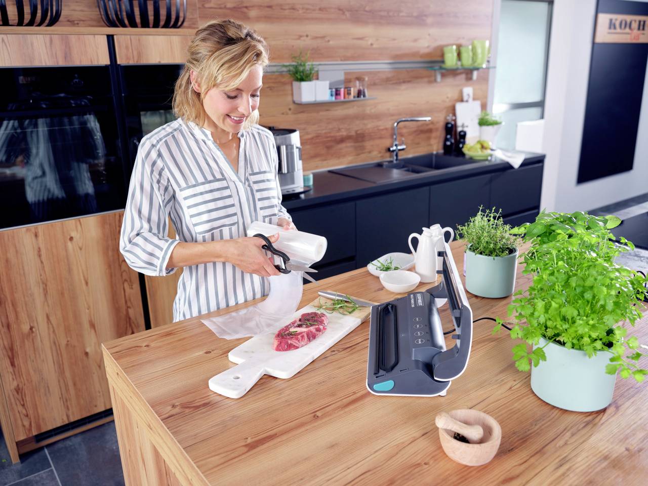 Leifheit 3235 Vacu Power 300 Vakuumierer (B x H x T) 370 x 95 x 215mm