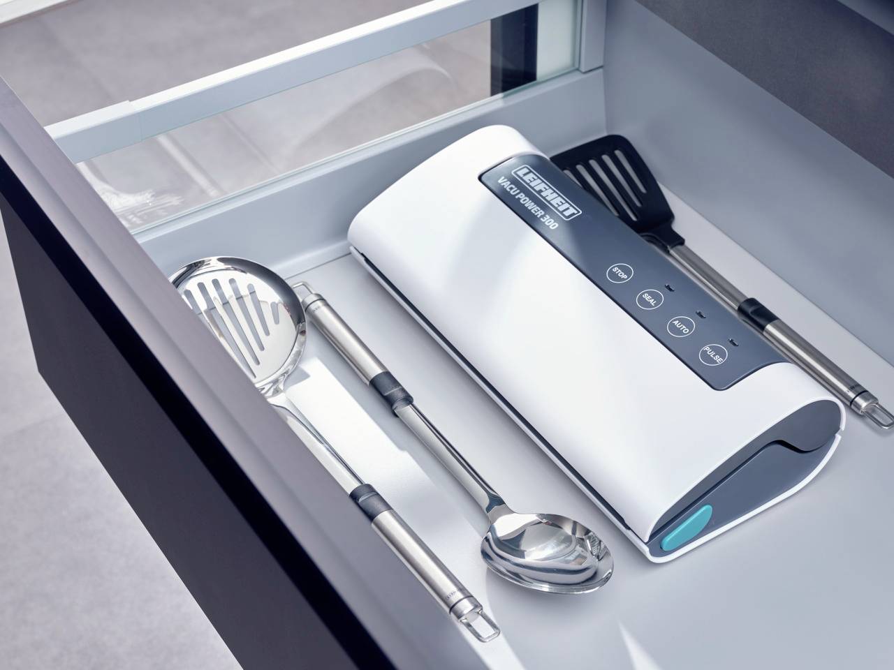 Leifheit 3235 Vacu Power 300 Vakuumierer (B x H x T) 370 x 95 x 215mm