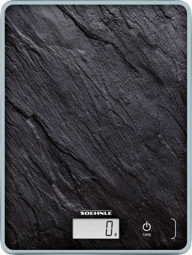 Soehnle Page Compact 300 Slate Küchenwaage digital Anthrazit 200 x 150 x 13