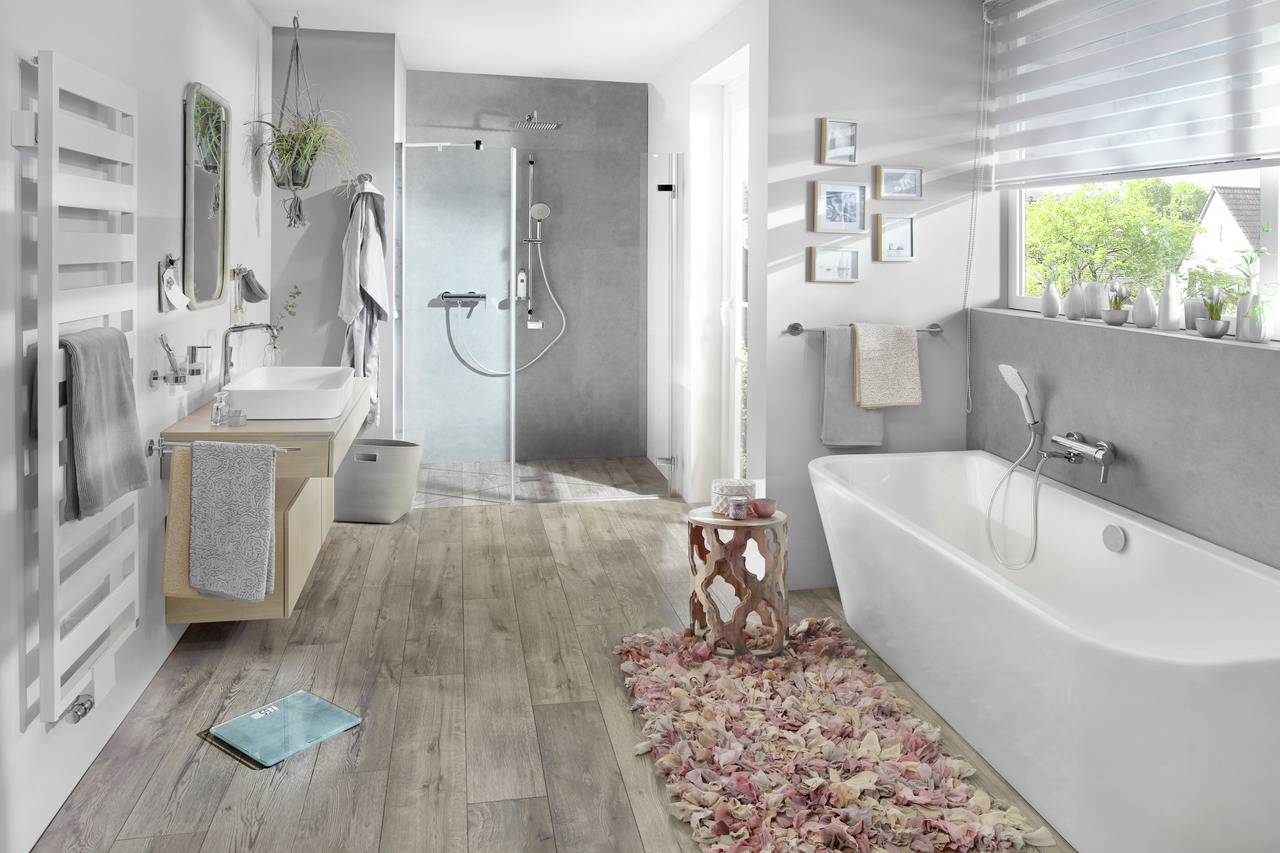 Soehnle Style Sense Compact 300 Concrete Personenwaage 63882 digital Wägebereich (max.)=180 kg Grau