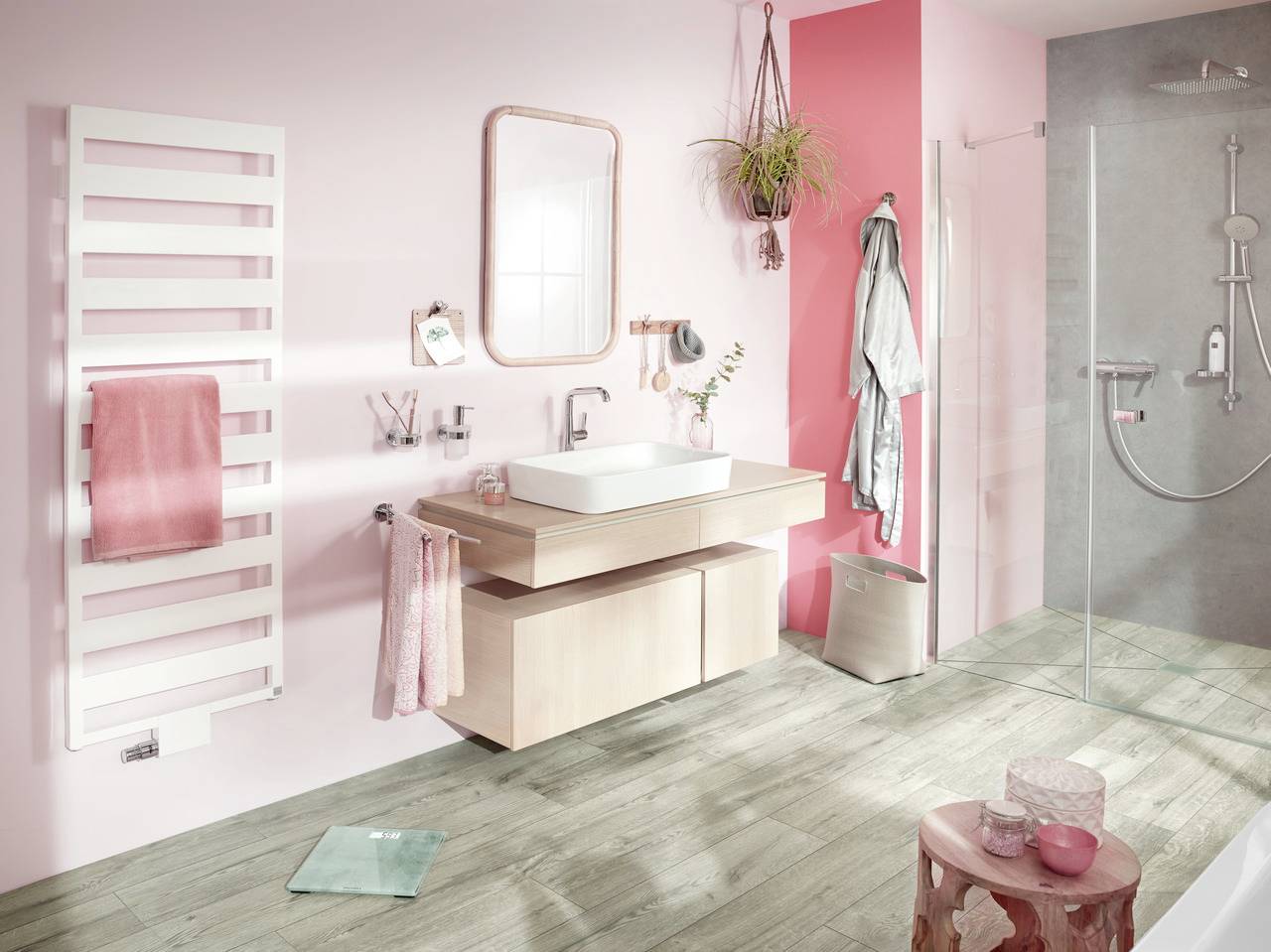 Soehnle Style Sense Compact 300 Concrete Personenwaage 63882 digital Wägebereich (max.)=180 kg Grau