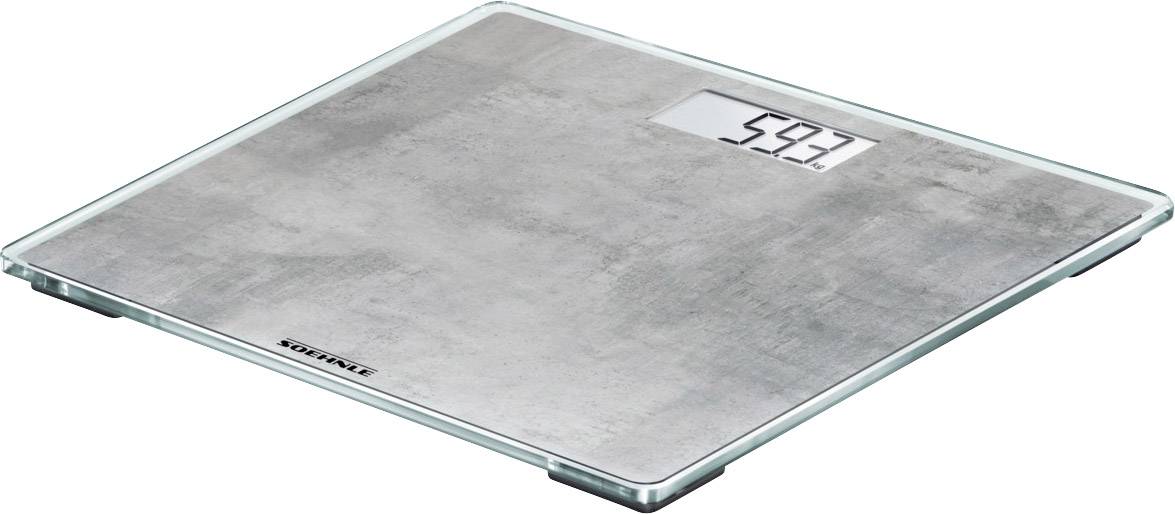 Soehnle Style Sense Compact 300 Concrete Personenwaage digital Wägebereich (max.)=180kg Grau