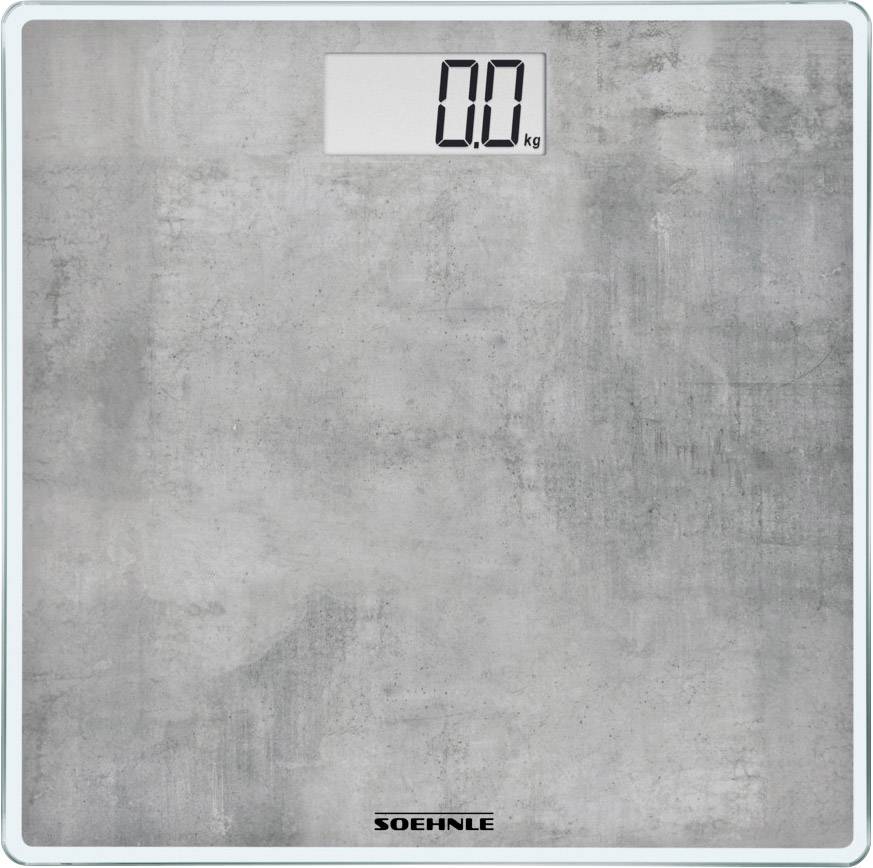 Soehnle Style Sense Compact 300 Concrete Personenwaage digital Wägebereich (max.)=180 kg Grau