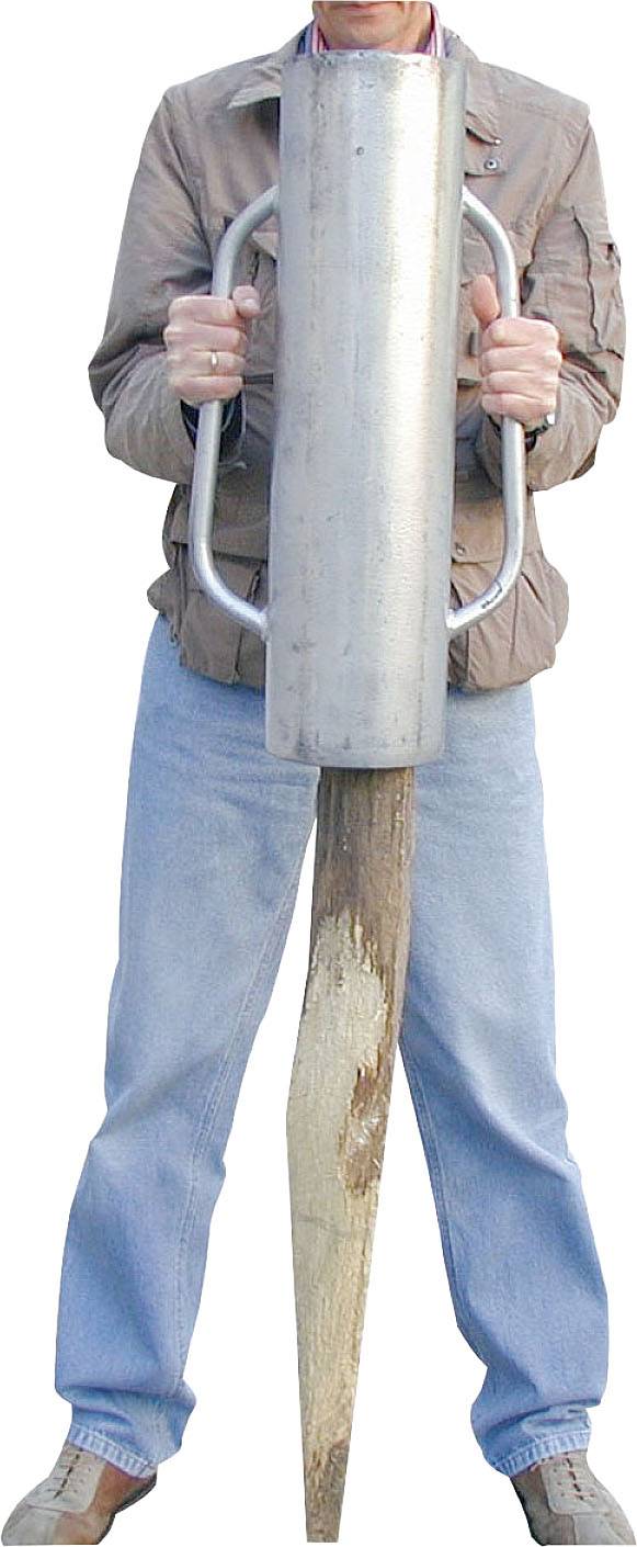 Berger & Schröter 50154 Handramme Pfahlramme, 13 kg Pfahlramme
