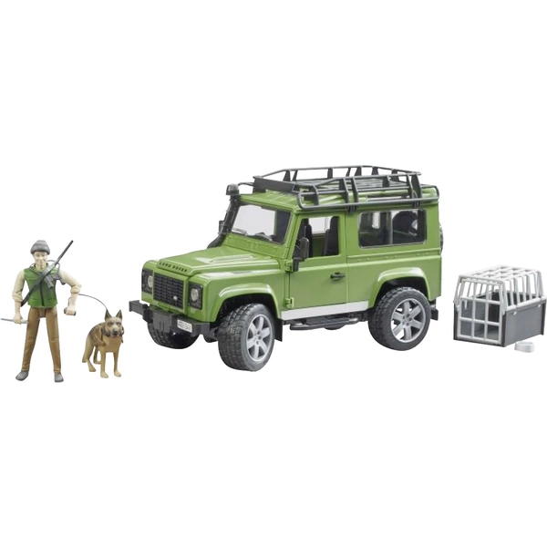Bruder Land Rover Defender mit Förster und Hund 33112556 Bruder Land Rover Defender mit Förster und Hund 33112556