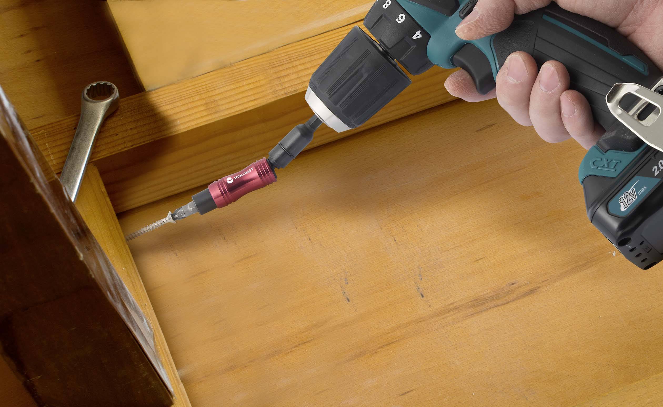 TOOLCRAFT TO-6851880 Universal-Bithalter 100 mm