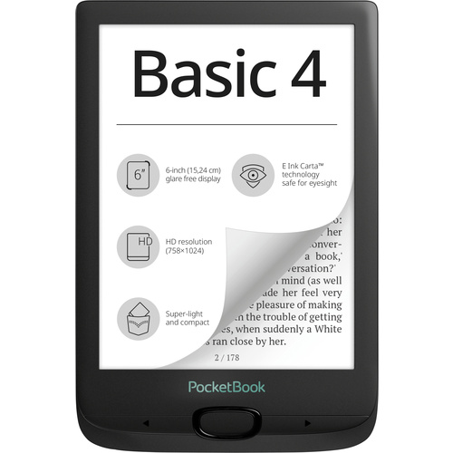 PocketBook Basic 4 Liseuse 15.2 cm (6 pouces) noir