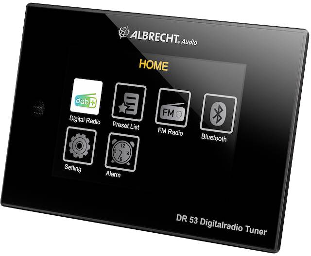 Albrecht DR 53 DAB+/UKW/Bluetooth Tischradio DAB, DAB+, UKW Inkl. Fernbedienung, Spotify Schwarz