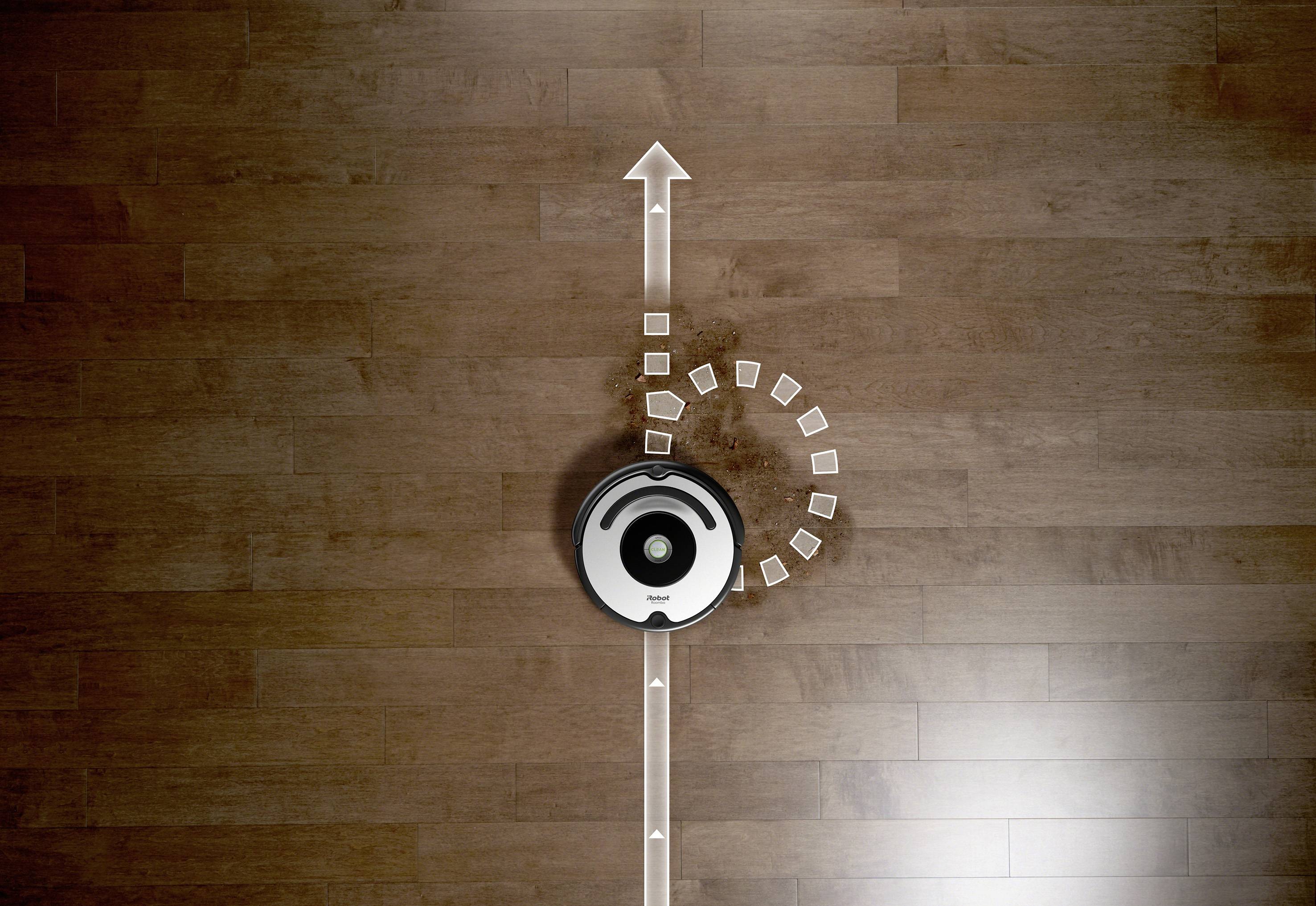 iRobot R675 Saugroboter Silber, Schwarz