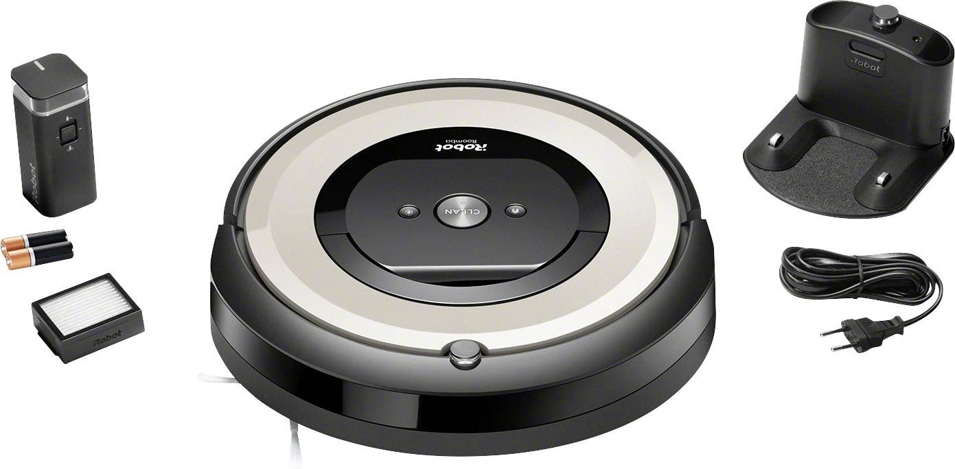IRobot E5152 Saugroboter Schwarz, Silber