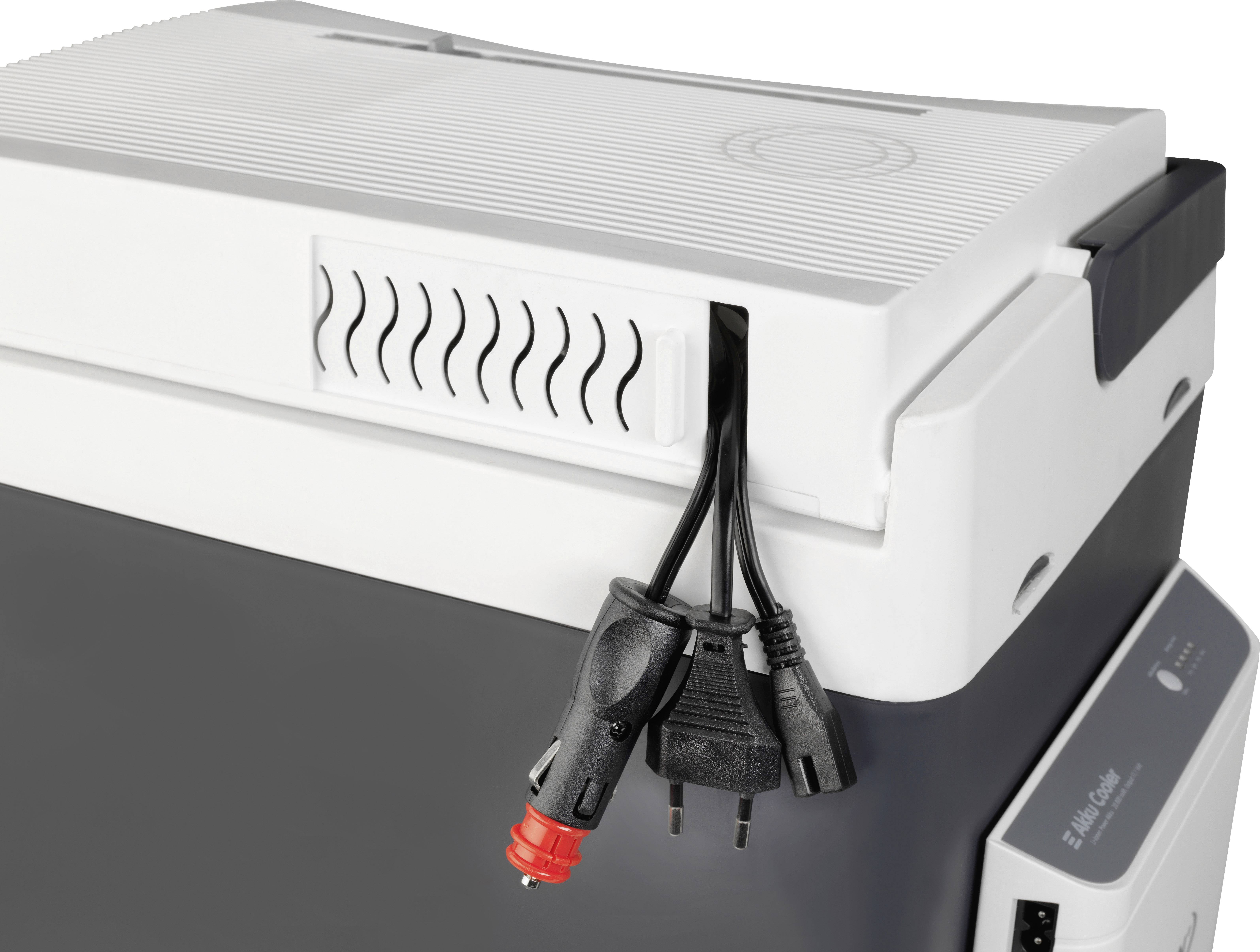 ZORN Kühlbox E Akku Cooler Z32 12/230V Kühlbox EEK: G (A - G) Thermoelektrisch 230 V, 12V Weiß, Grau 30l