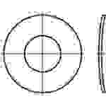 TOOLCRAFT TO-6854556 Federscheiben Innen-Durchmesser: 3.5 mm DIN 137 Edelstahl V2A A2 100 St.