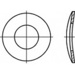 TOOLCRAFT TO-6854577 Federscheiben Innen-Durchmesser: 5mm DIN 137 Edelstahl V2A A2 100St.