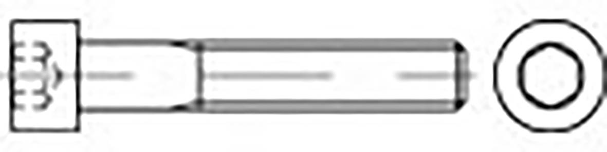 TOOLCRAFT TO-6857250 Zylinderkopfschraube M5 20mm Innensechskant DIN 912 Edelstahl V4A A4 100St.