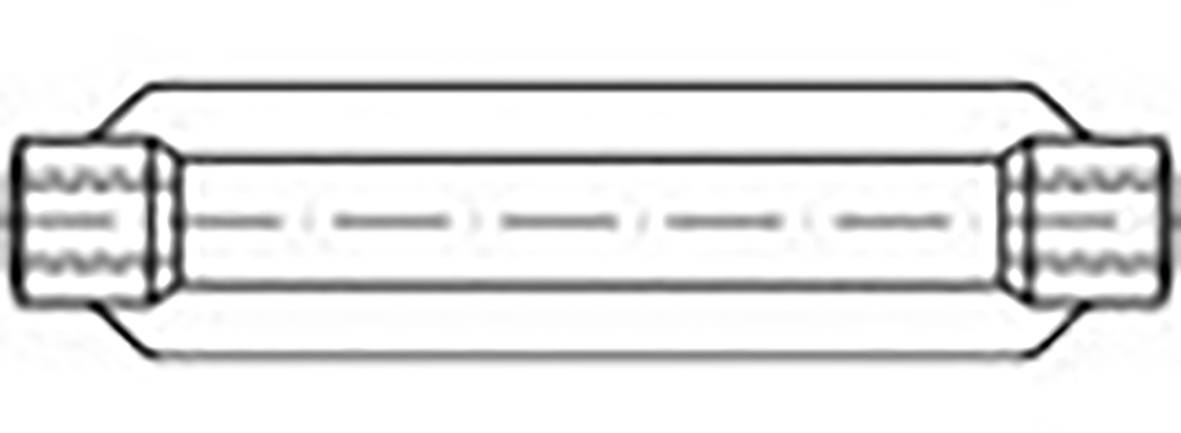 TOOLCRAFT TO-6866013 Spannschlossmutter M20 Stahl verzinkt DIN 1480 1St.