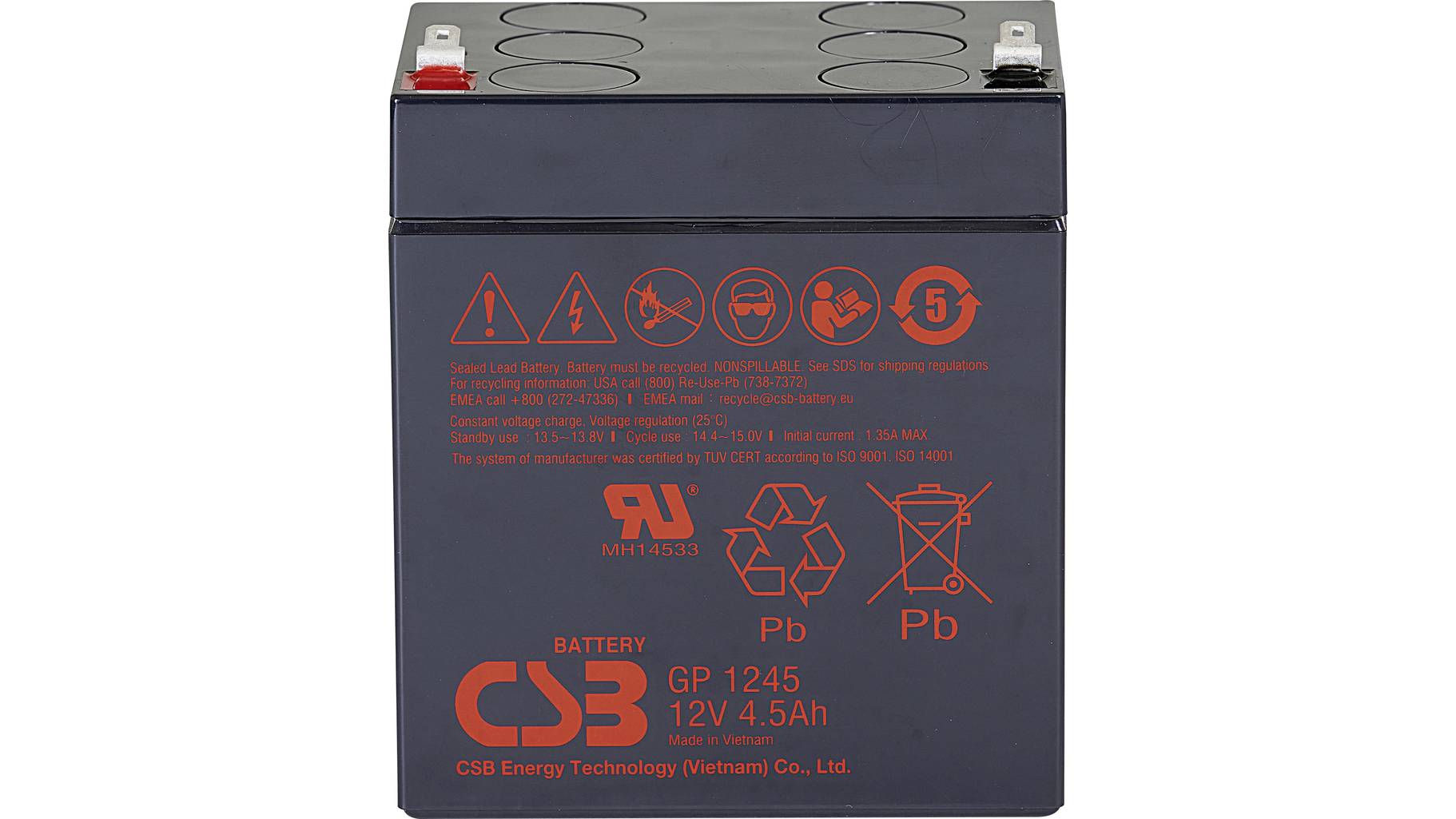 Аккумулятор csb 1245 Аккумулятор csb 1245