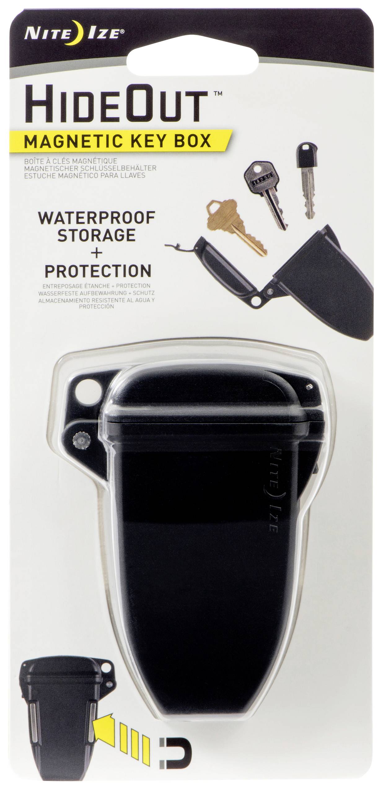 NITE Ize Schlüsselkasten NI-KBS-01-R7 HideOut Schwarz 1St.