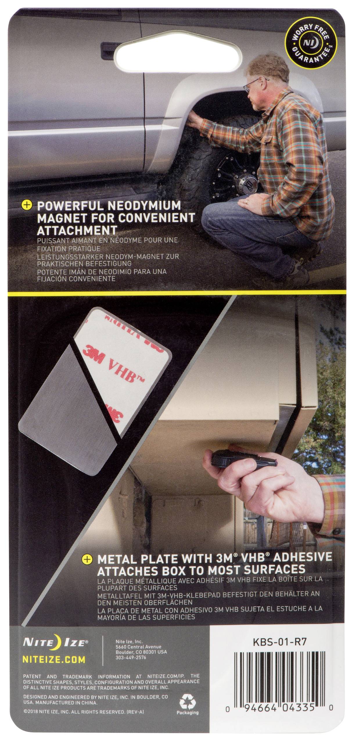 NITE Ize Schlüsselkasten NI-KBS-01-R7 HideOut Schwarz 1St.