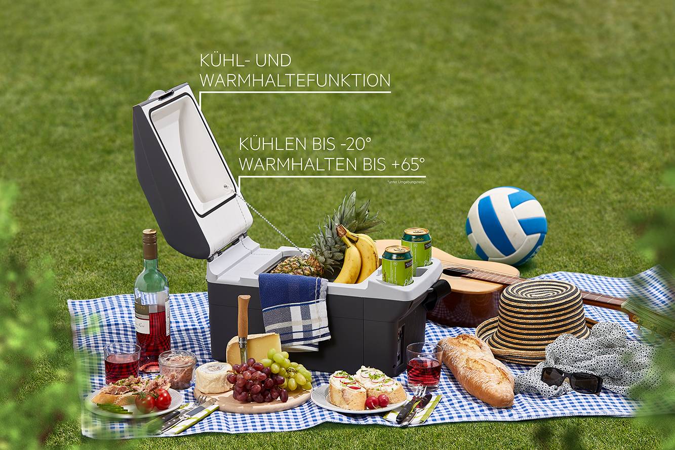 AEG Bordbar BK16 Kühlbox & Heizbox Thermoelektrisch 12 V/DC Grau 16l <Max/> 20°C unter Umgebungstemperatur