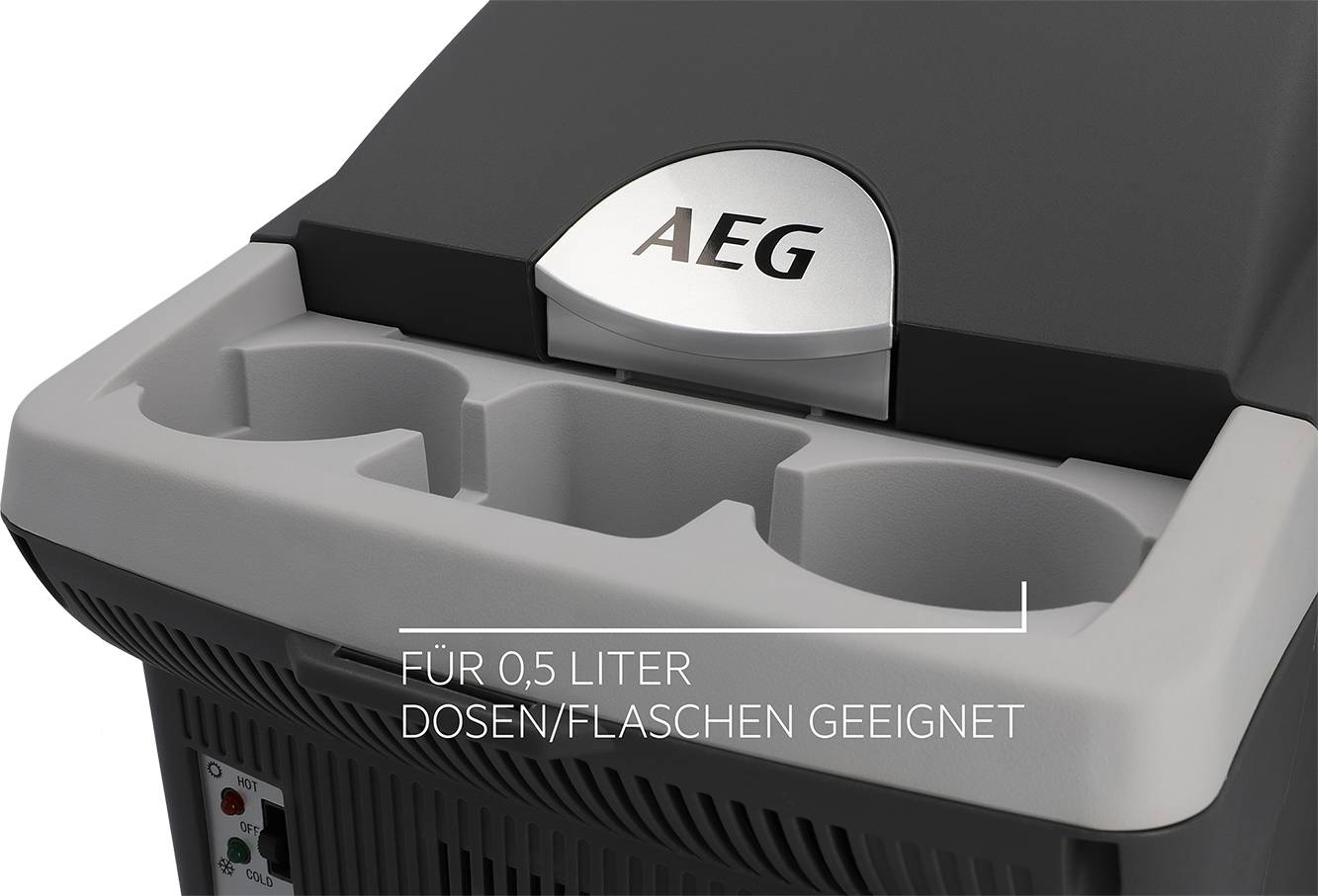 AEG Bordbar BK16 Kühlbox & Heizbox Thermoelektrisch 12 V/DC Grau 16l <Max/> 20°C unter Umgebungstemperatur