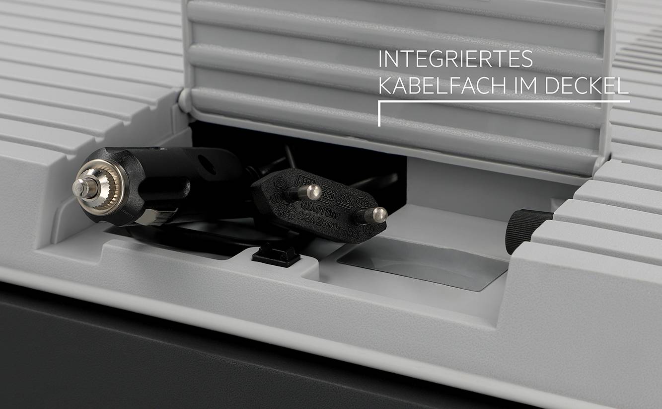 AEG KK 28 Kühlbox EEK: F (A - G) Thermoelektrisch 12 V/DC, 230 V/AC Grau 28 l <Max/> 20 °C unter Umgebungstemperatur