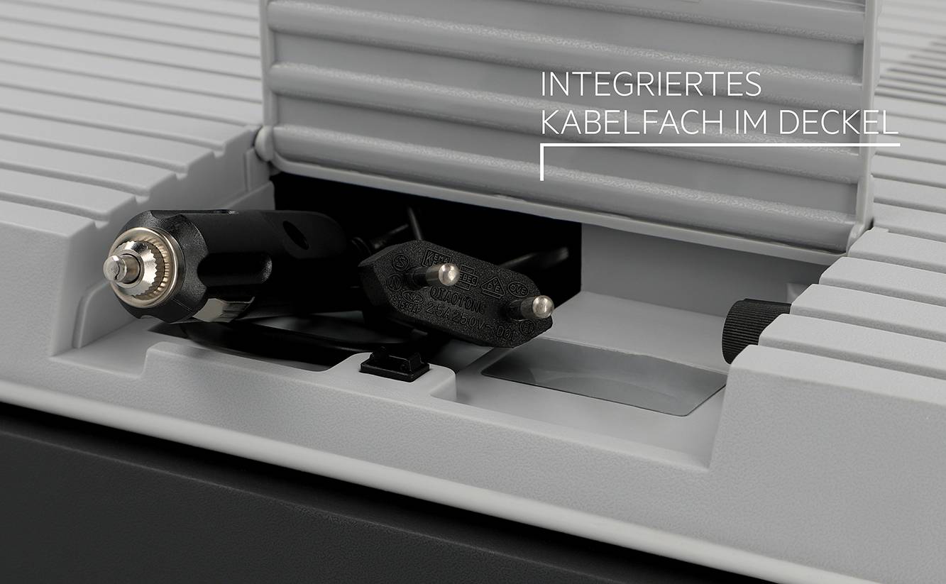 AEG KK 28 Kühlbox EEK: F (A - G) Thermoelektrisch 12 V/DC, 230 V/AC Grau 28 l <Max/> 20 °C unter Umgebungstemperatur