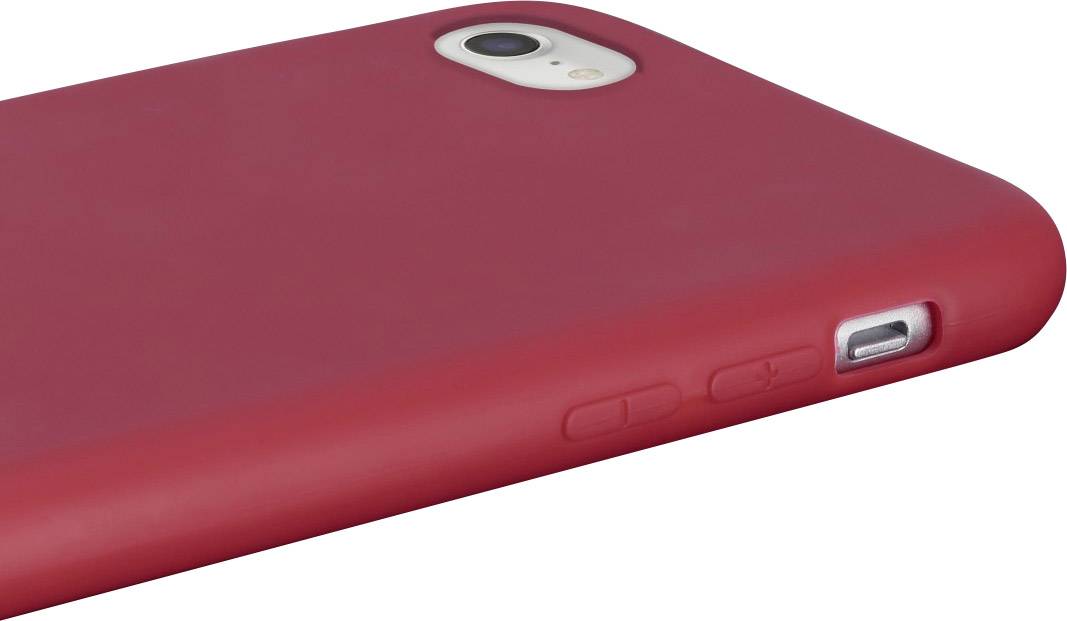 Hama Finest Feel Cover Apple iPhone 6, iPhone 6S, iPhone 7, iPhone 8, iPhone SE (2020) Rot 195326
