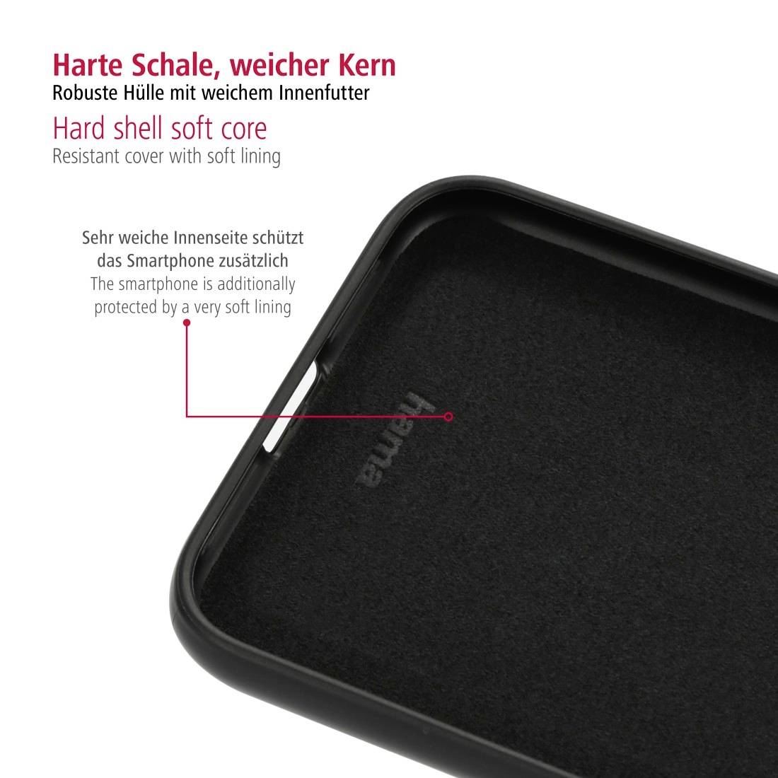 Hama Mirror Cover Apple iPhone 6, iPhone 6S, iPhone 7, iPhone 8, iPhone SE (2020) Schwarz 188759