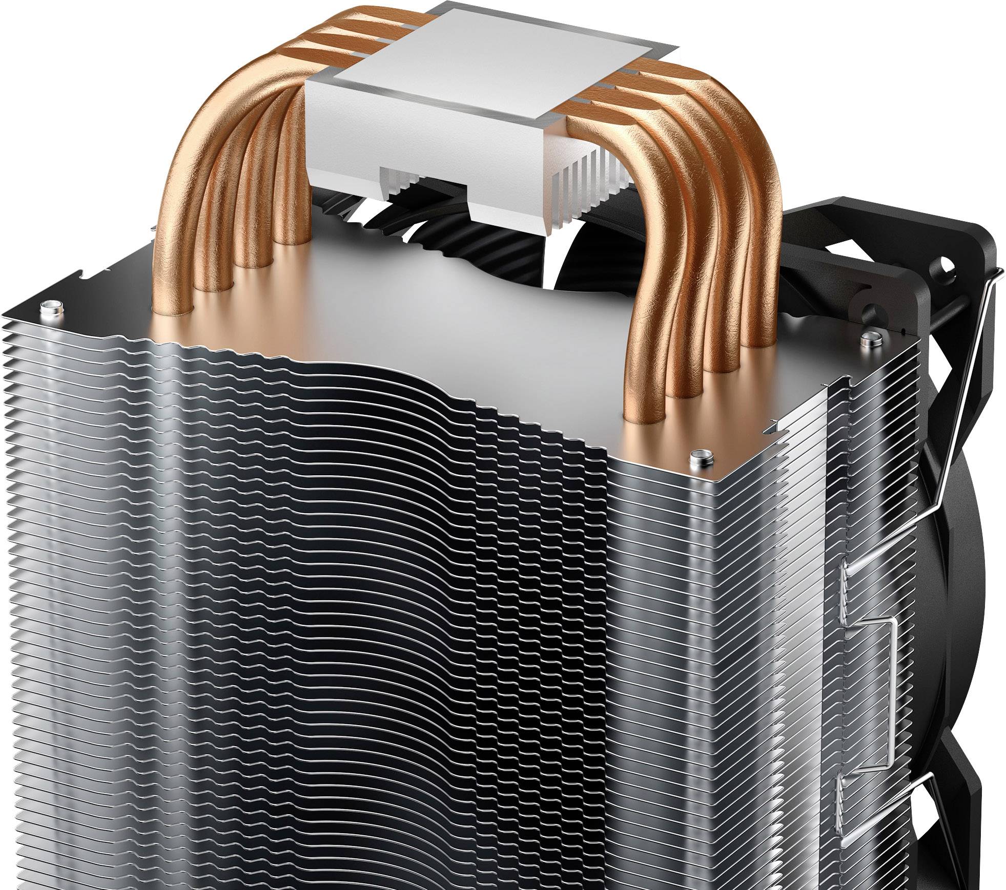 BeQuiet PURE ROCK 2 Chipsatz-Kühler mit Lüfter AMD® AM5, AMD® AM4, Intel® LGA 2066, Intel® LGA 2011-V3, Intel® LGA 1700, Intel® LGA 1200, Int