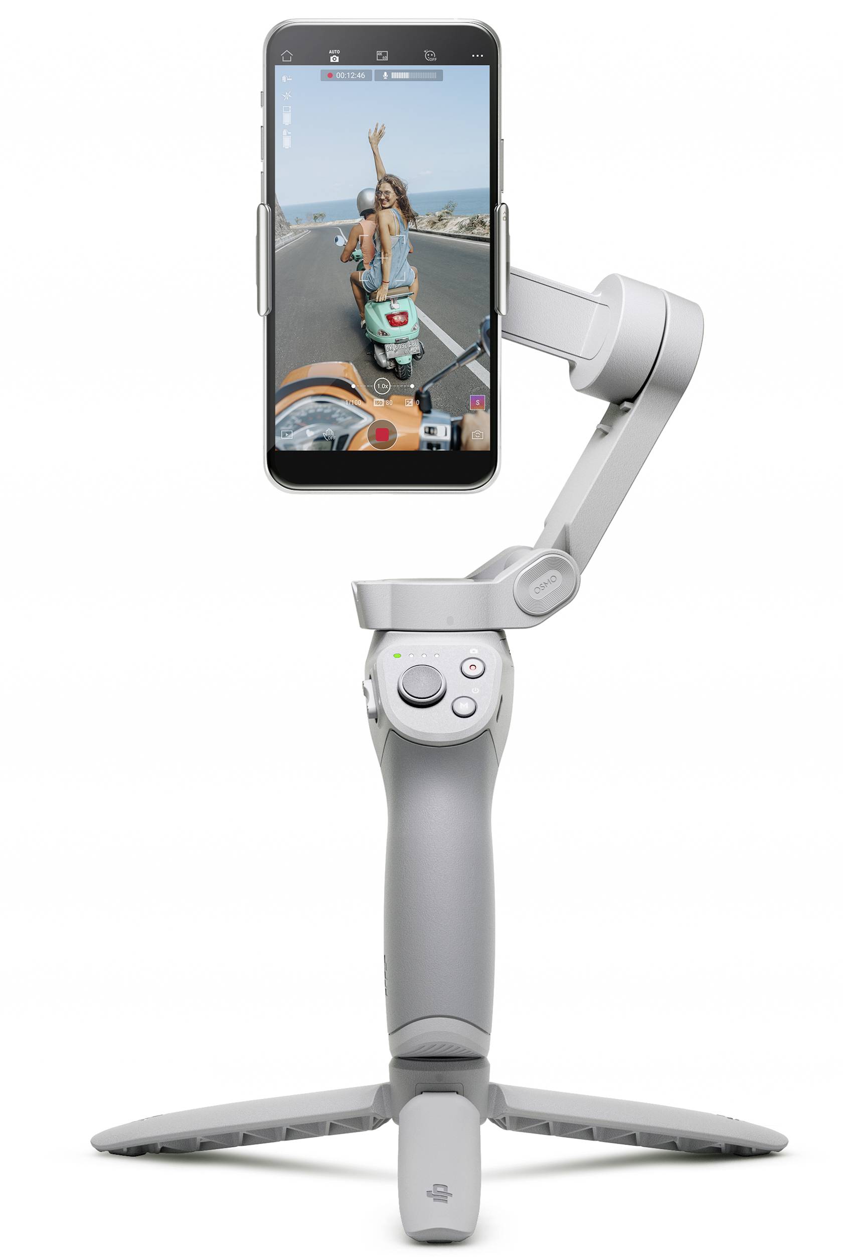 DJI Osmo Mobile 4SE Gimbal elektrisch 1/4 Zoll Grau Bluetooth, inkl. Tasche Belastbar bis 290g
