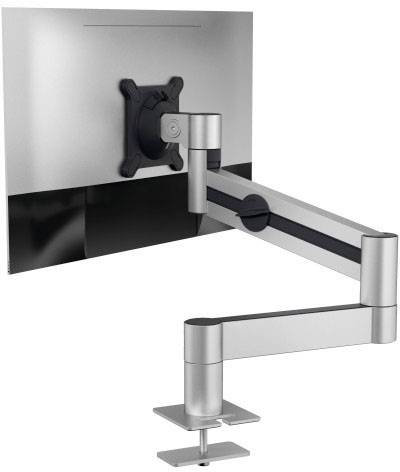Durable 508423 Monitor-Tischhalterung 53,3 cm (21") - 96,5 cm (38") Silber Drehbar, Neigbar, Höhenverstellbar
