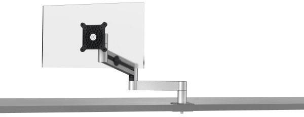 Durable 508423 Monitor-Tischhalterung 53,3 cm (21") - 96,5 cm (38") Silber Drehbar, Neigbar, Höhenverstellbar