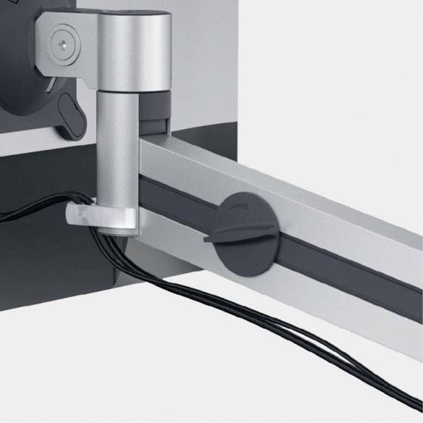 Durable Monitor-Wandhalterung 509023 1 53,3 cm (21") - 96,5 cm (38") Silber Drehbar, Neigbar