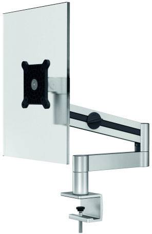 Durable 508323 Monitor-Tischhalterung 53,3 cm (21") - 96,5 cm (38") Silber Drehbar, Schwenkbar, Höhenverstellbar, Neigbar