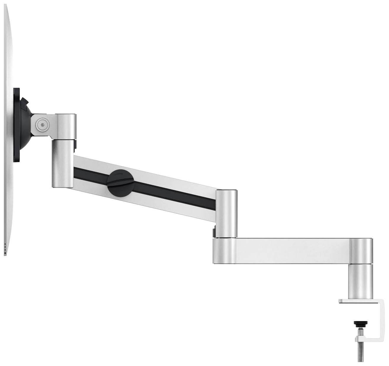 DURABLE - Befestigungskit - einstellbarer Arm - für Monitor / Curved-Monitor - Aluminium, hochwertiger Kunststoff - Silb