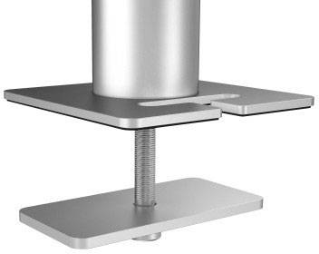 Durable 508823 Monitor-Tischhalterung 1 53,3 cm (21") - 86,4 cm (34") Silber Drehbar, Höhenverstellbar, Neigbar