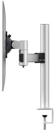 Durable 508523 Monitor-Tischhalterung 53,3 cm (21") - 68,6 cm (27") Silber Drehbar, Neigbar, Höhenverstellbar