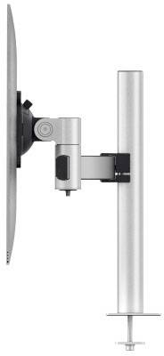 Durable 508623 Monitor-Tischhalterung 53,3 cm (21") - 68,6 cm (27") Silber Drehbar, Neigbar, Höhenverstellbar