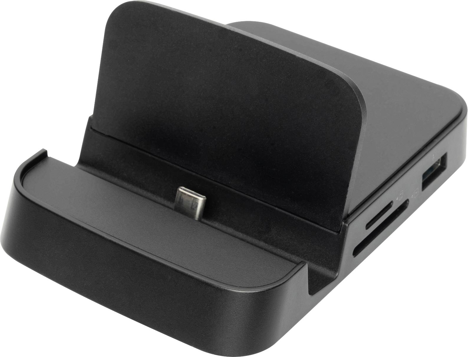 Digitus USB 3.0 Typ-C™ Smartphone Docking Station USB-C® (USB 3.2 Gen 1) Handy Dockingstation Schwarz