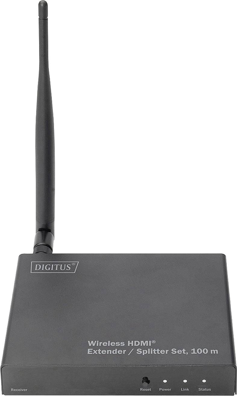 Digitus DS-55315 HDMI-Funkübertragung (Empfänger) 100 m 5 GHz 1024 x 720 Pixel, 1080 x 720 Pixel, 1200 x 720 Pixel, 1280 x 720 Pixel, 1334 x 720 Pix